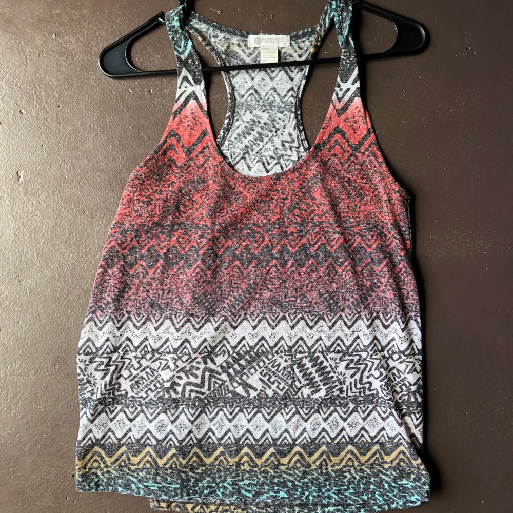 Tribal print top